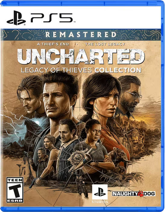 Uncharted legacy of thieves ps5-used
